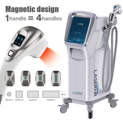 4 em 1 Máquina de remoção de pelos a laser de diodo permanente de alta potência Dimensão do ponto ajustável
