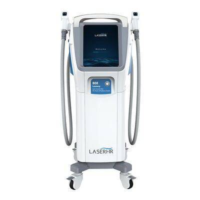 comprar Máquina de depilação permanente a laser de diodo de 600W 2000W 808nm com duplo cabo Fabricação em linha