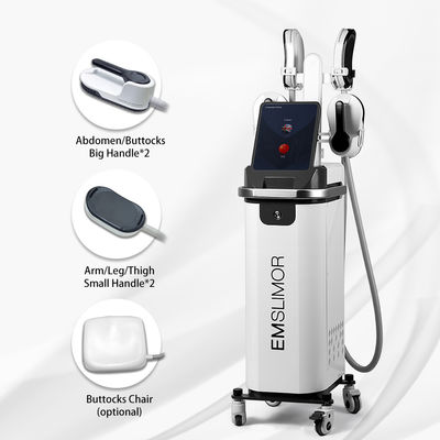4 Mãos Músculo Não-invasivo Ems Estimulador Muscular Gordura de Construções Emagrecimento Rf Corpo Esculpido Emslim Máquina de Redução de Celulite